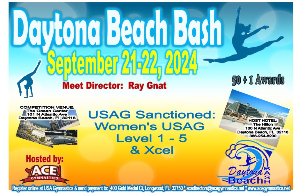 Flyer Image for the Daytona Beach Bash competition.