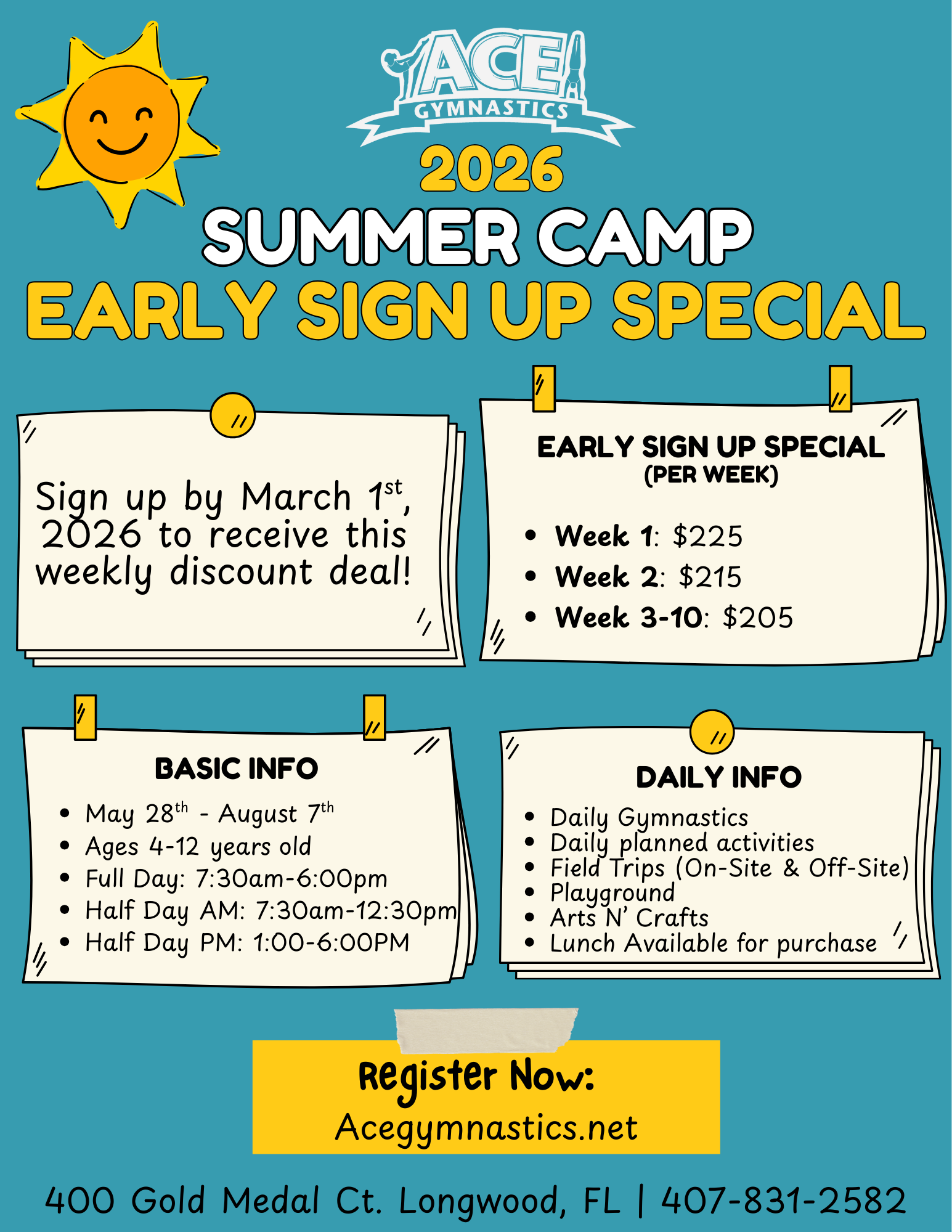 Summer Camp Flyer
